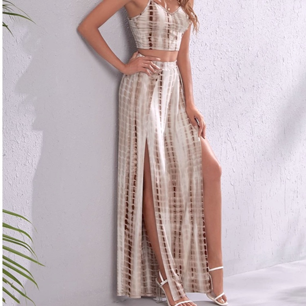 Two piece tie- dye set in medium (size 6 us)